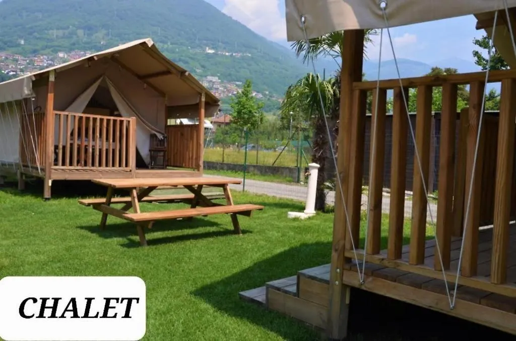 Glamping Italia 90 Mini Lodges Domaso Kemping